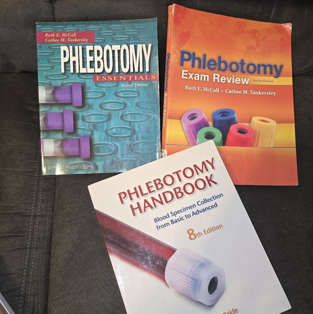 Phlebotomy Exam Review and Handbook Set